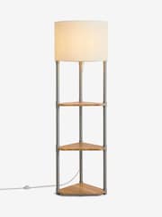 Grey Malvern Shelf Floor Lamp - Image 5 of 6