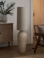 Ivory Cream Moreton Floor Lamp - Image 2 of 6