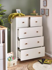White Malvern Junior Kids Multi Chest of Drawers - Image 2 of 7