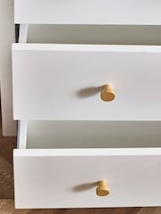 White Malvern Junior Kids Multi Chest of Drawers - Image 3 of 7