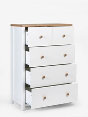 White Malvern Junior Kids Multi Chest of Drawers - Image 5 of 7