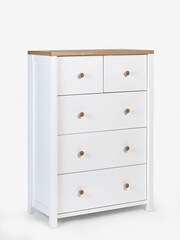 White Malvern Junior Kids Multi Chest of Drawers - Image 6 of 7