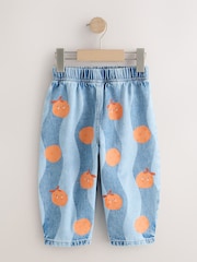 Denim Orange - Jean imprimé (3mois -7an) - Image 1 sur 4