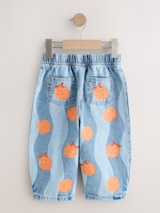 Denim Orange - Jean imprimé (3mois -7an) - Image 2 sur 4
