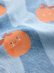 Denim Orange - Jean imprimé (3mois -7an) - Image 3 sur 4