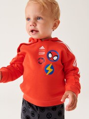 adidas Red Sportswear Infant adidas x Marvel Spider-Man Tracksuit - Image 3 of 8