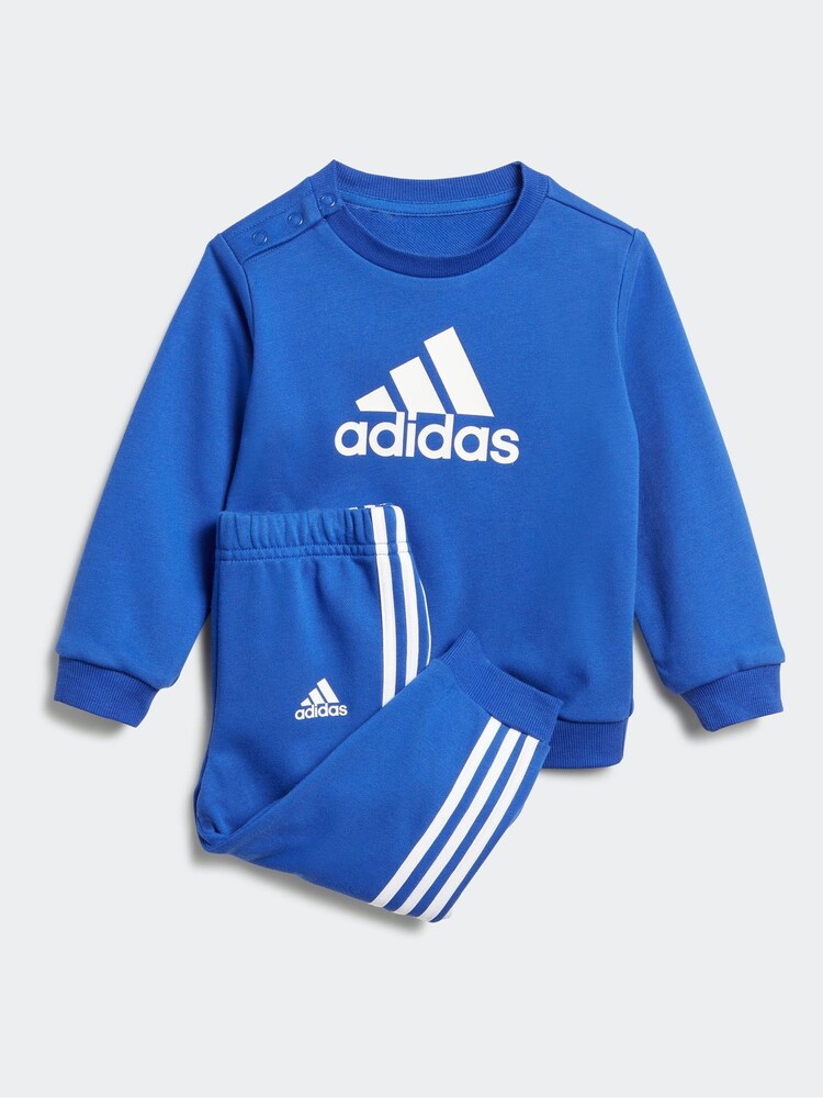 adidas Blue Sportswear Badge Of Sport French Terry Tracksuit - Image 2 of 5