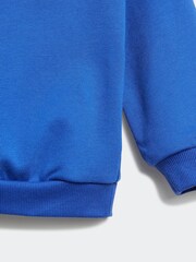 adidas Blue Sportswear Badge Of Sport French Terry Tracksuit - Image 4 of 5