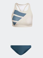 adidas Brown Swim Big Bars Bikini - Image 7 of 8