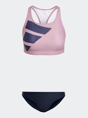 adidas Pink Swim Big Bars Bikini - Image 11 of 11