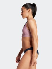 adidas Pink Swim Big Bars Bikini - Image 6 of 11