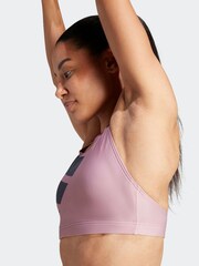 adidas Pink Swim Big Bars Bikini - Image 9 of 11