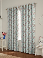 Cath Kidston Green Magical Kingdom Made to Measure 100% Cotton Curtains - Image 2 of 9