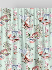 Cath Kidston Green Magical Kingdom Made to Measure 100% Cotton Curtains - Image 4 of 9