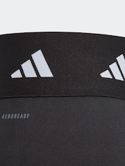 adidas Black Sportswear Aeroready Techfit Short Kids Leggings - Image 10 of 11