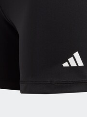 adidas Black Sportswear Aeroready Techfit Short Kids Leggings - Image 11 of 11