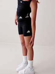 adidas Black Sportswear Aeroready Techfit Short Kids Leggings - Image 3 of 11