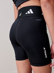 adidas Black Sportswear Aeroready Techfit Short Kids Leggings - Image 6 of 11
