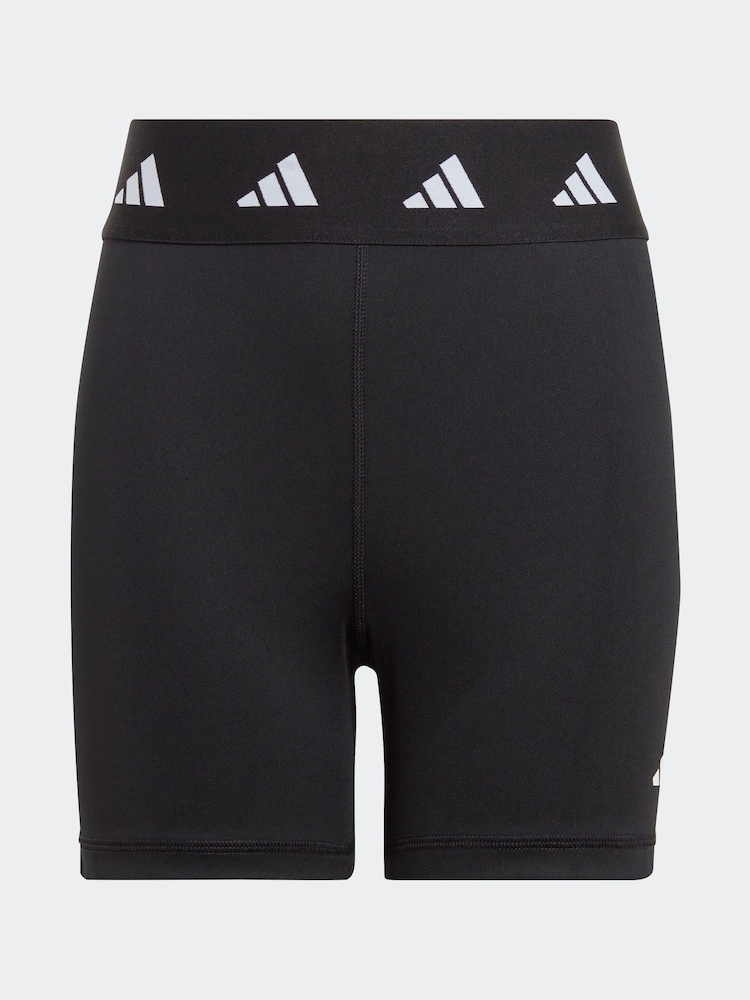 adidas Black Sportswear Aeroready Techfit Short Kids Leggings - Image 7 of 11