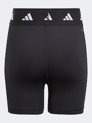 adidas Black Sportswear Aeroready Techfit Short Kids Leggings - Image 8 of 11