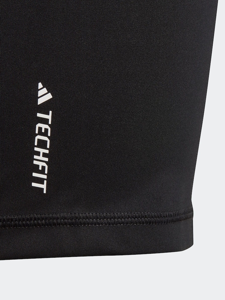 adidas Black Sportswear Aeroready Techfit Short Kids Leggings - Image 9 of 11