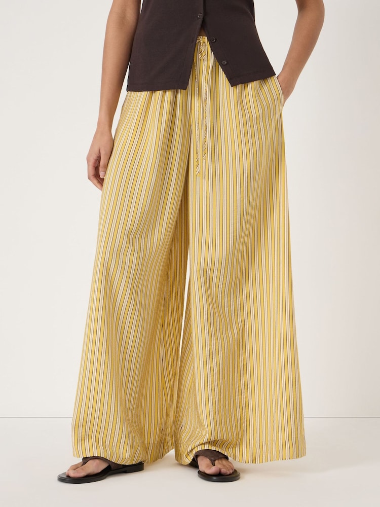 Dilaw - Hush Arwen Airflow Wide Leg Trousers - Larawan 1 ng 5 Dilaw - Hush Arwen Airflow Wide Leg Trousers - Larawan 1 ng 5