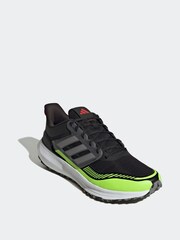 adidas Black Green Ultrabounce Tr Bounce Running Trainers - Image 4 of 9