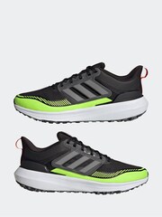 adidas Black Green Ultrabounce Tr Bounce Running Trainers - Image 5 of 9