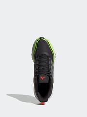adidas Black Green Ultrabounce Tr Bounce Running Trainers - Image 6 of 9