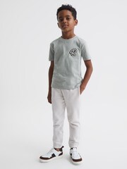 Reiss Rosemary Jude Junior Cotton Crew Neck T-Shirt - Image 2 of 6
