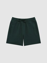 Reiss Emerald Robin Slim Fit Textured Drawstring Shorts - Image 1 of 6
