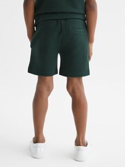 Reiss Emerald Robin Slim Fit Textured Drawstring Shorts - Image 4 of 6