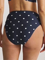 Simply Be Navy Spot Magisculpt Bikini Bottoms 2 Pack - Image 2 of 5