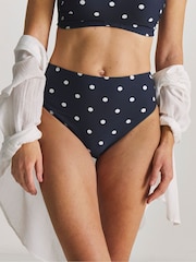 Simply Be Navy Spot Magisculpt Bikini Bottoms 2 Pack - Image 3 of 5