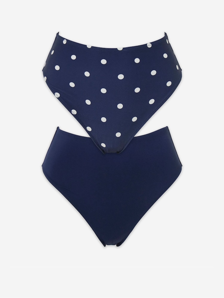 Simply Be Navy Spot Magisculpt Bikini Bottoms 2 Pack - Image 5 of 5 Simply Be Navy Spot Magisculpt Bikini Bottoms 2 Pack - Image 5 of 5