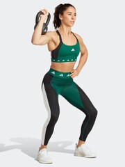 adidas Black Performance Training Techfit Colorblock 7/8 Leggings - Image 1 of 5