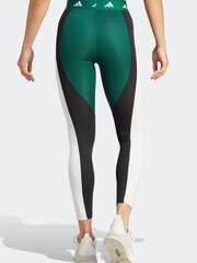 adidas Black Performance Training Techfit Colorblock 7/8 Leggings - Image 2 of 5