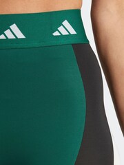 adidas Black Performance Training Techfit Colorblock 7/8 Leggings - Image 3 of 5