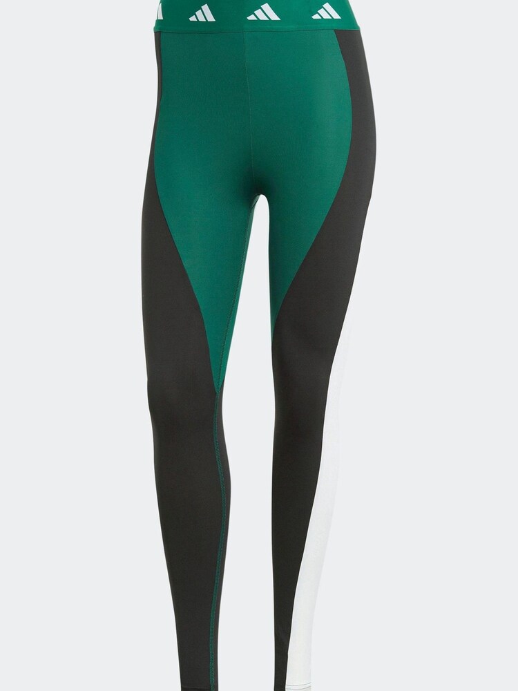 adidas Black Performance Training Techfit Colorblock 7/8 Leggings - Image 5 of 5