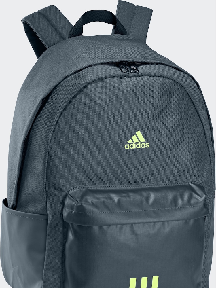 adidas Green Adult Classic Badge of Sport 3-Stripes Backpack - Image 1 of 6