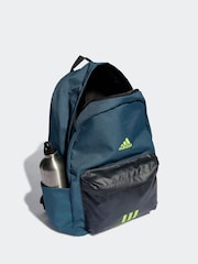 adidas Green Adult Classic Badge of Sport 3-Stripes Backpack - Image 2 of 6