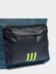 adidas Green Adult Classic Badge of Sport 3-Stripes Backpack - Image 6 of 6