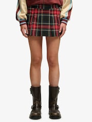 Superdry Blue Mini Pleated Skort - Image 6 of 6