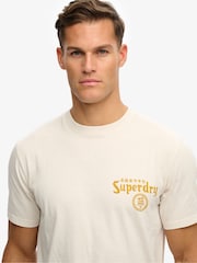 Superdry Cream Tokyo Narrative Loose T-Shirt - Image 3 of 6