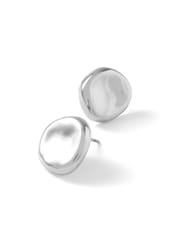 Mint Velvet Silver Shiny Stud Earrings - Image 3 of 3