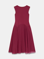 Mint Velvet Red Sleeveless Midi Dress - Image 7 of 8
