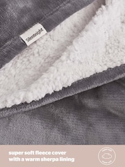 Silentnight Grey Giant Blanket - Image 3 of 7