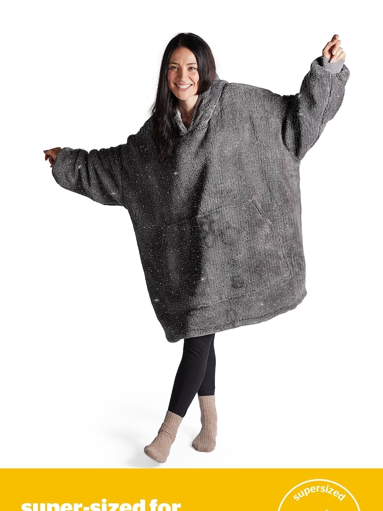 Silentnight Grey Oversized Glitter Snugsie - Image 2 of 7