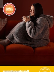 Silentnight Grey Oversized Glitter Snugsie - Image 3 of 7