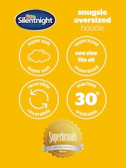 Silentnight Grey Oversized Glitter Snugsie - Image 7 of 7